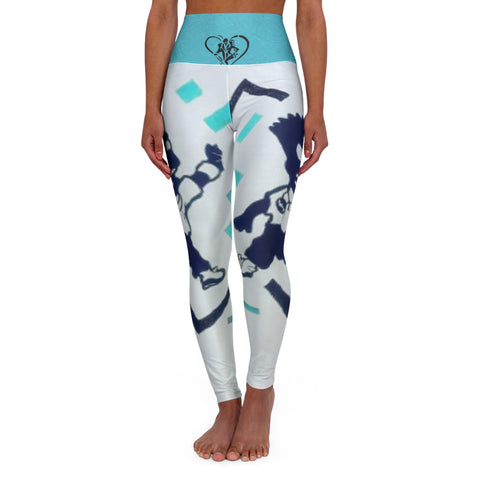 High Waisted HIP HOP ART Yoga Leggings (AOP)