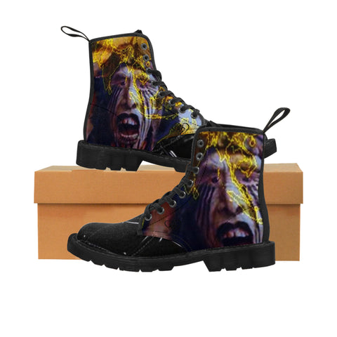 Men's Canvas  HIP HOP ART Boots