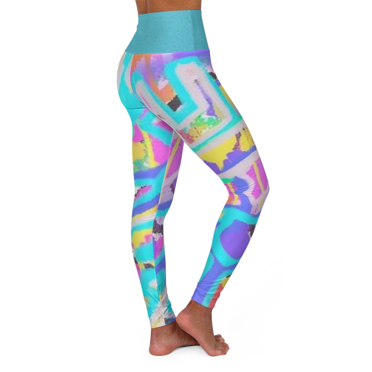 High Waisted HIP HOP ART Yoga Leggings (AOP)