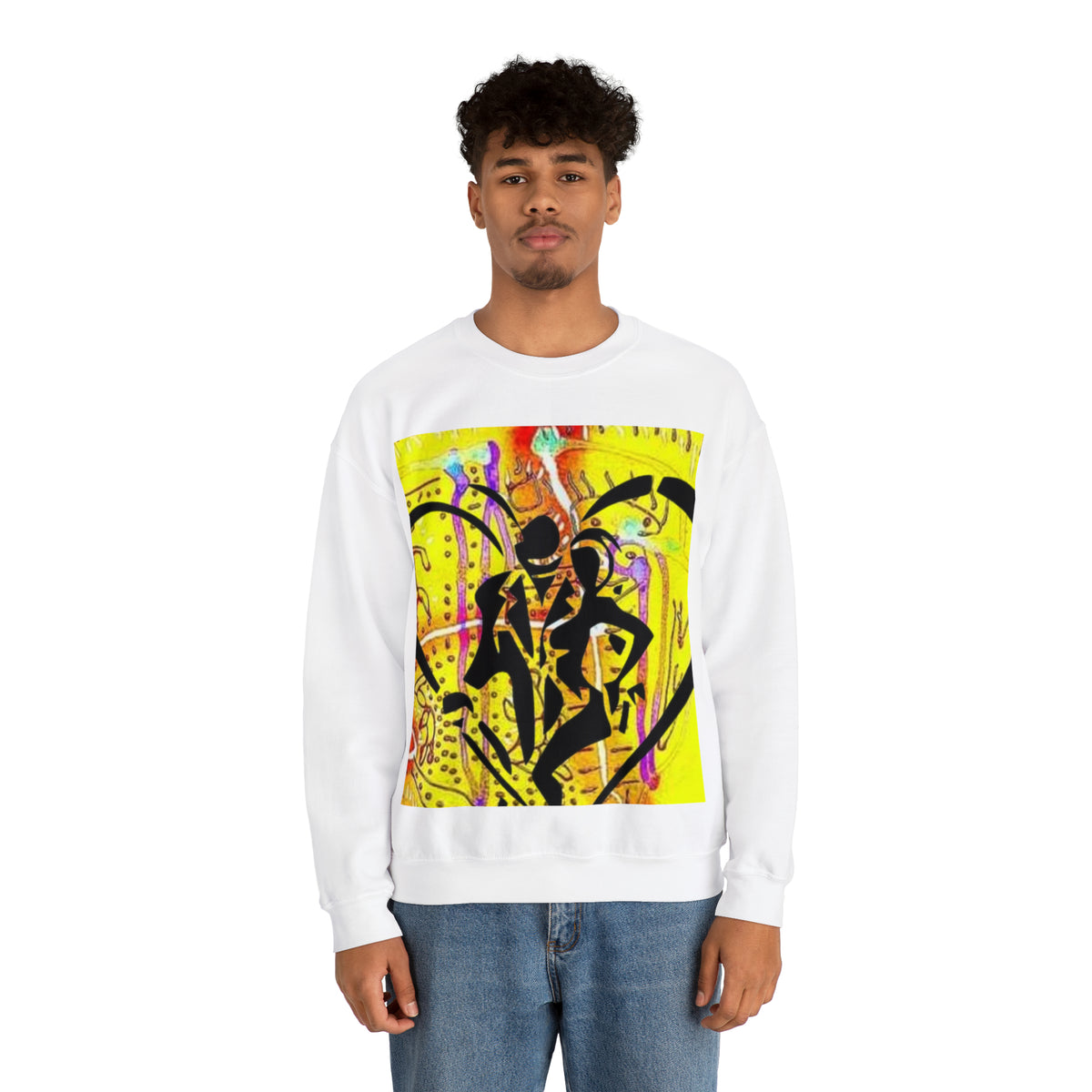 Unisex Heavy Blend™ HIP HOP ART Crewneck Sweatshirt