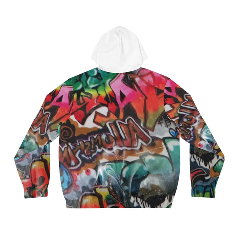 Men's Full-Zip  HIP HOP ART  Hoodie (AOP)