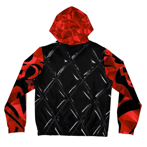Women’s Full-Zip HIP HOP ART Hoodie (AOP)