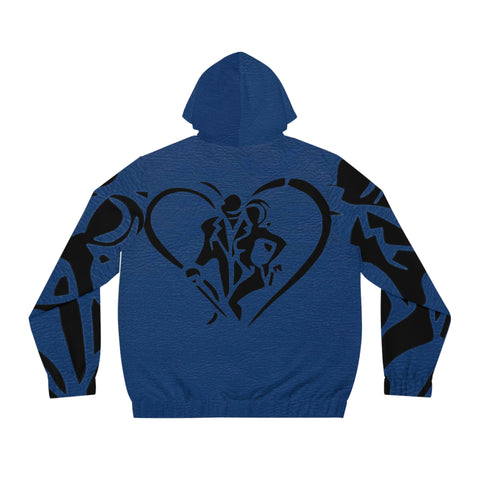 Men's Full-Zip HIP HOP ART Hoodie (AOP)