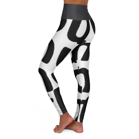 High Waisted  HIP HOP ART Yoga Leggings (AOP)