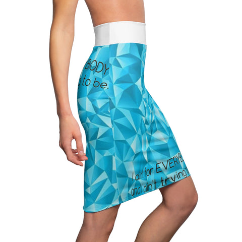 Women's HIP HOP ART Pencil Skirt (AOP)