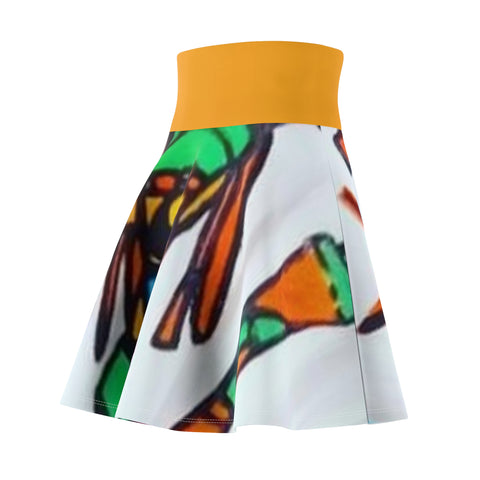 Women's HIP HOP ART Skater Skirt (AOP)