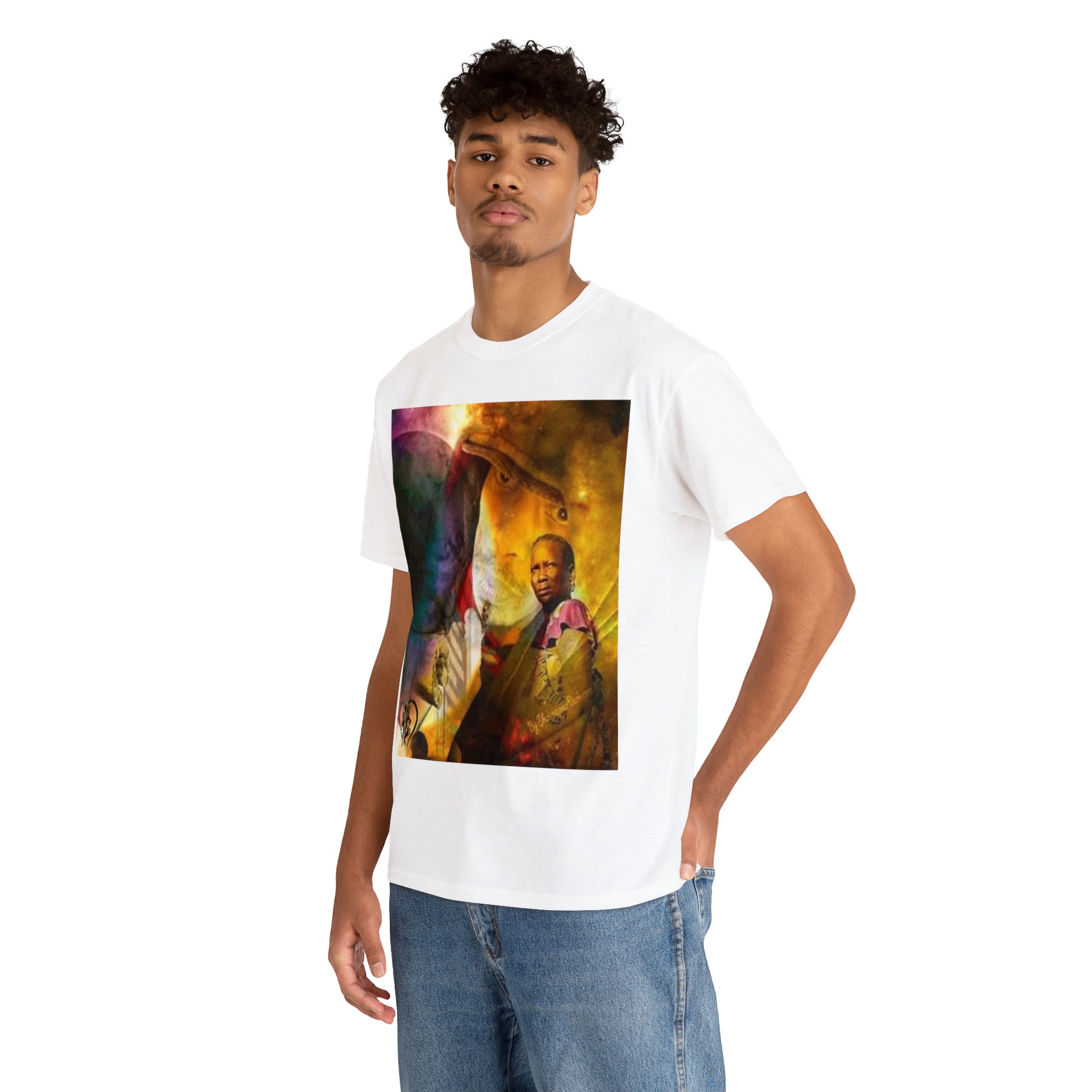 Unisex Heavy HIP HOP ART Cotton Tee