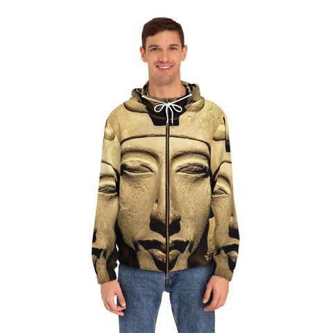 Men's Full-Zip  HIP HOP ART Hoodie (AOP)