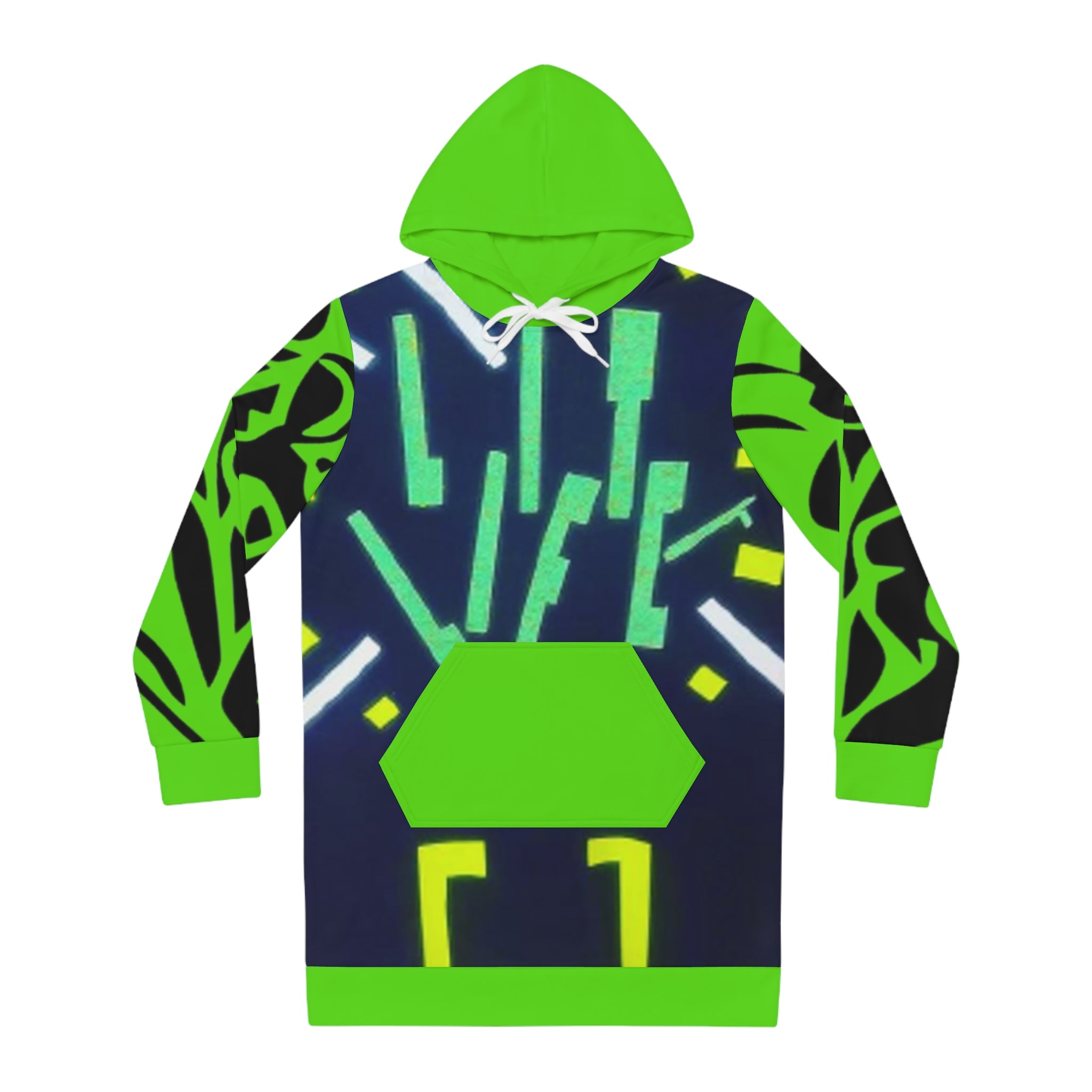 Women's HIP HOP ART Hoodie Dress (AOP)