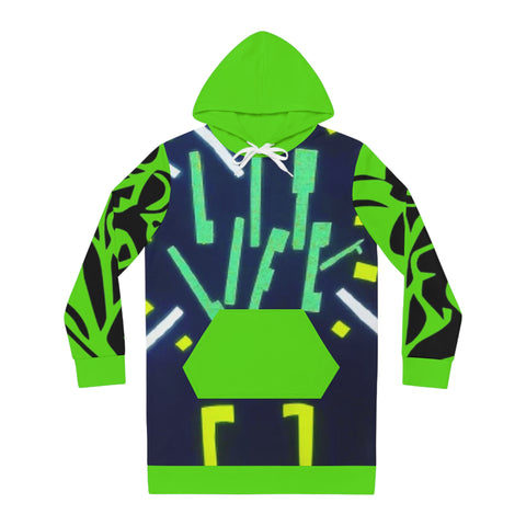 Women's HIP HOP ART Hoodie Dress (AOP)