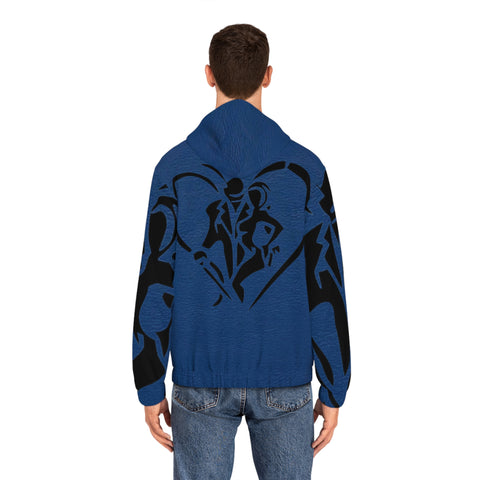 Men's Full-Zip HIP HOP ART Hoodie (AOP)