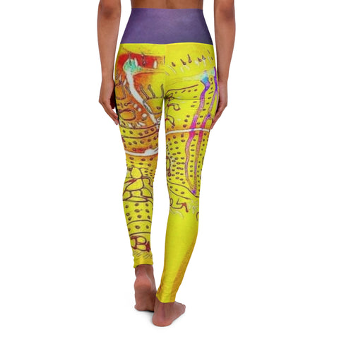 High Waisted HIP HOP ART Yoga Leggings (AOP)