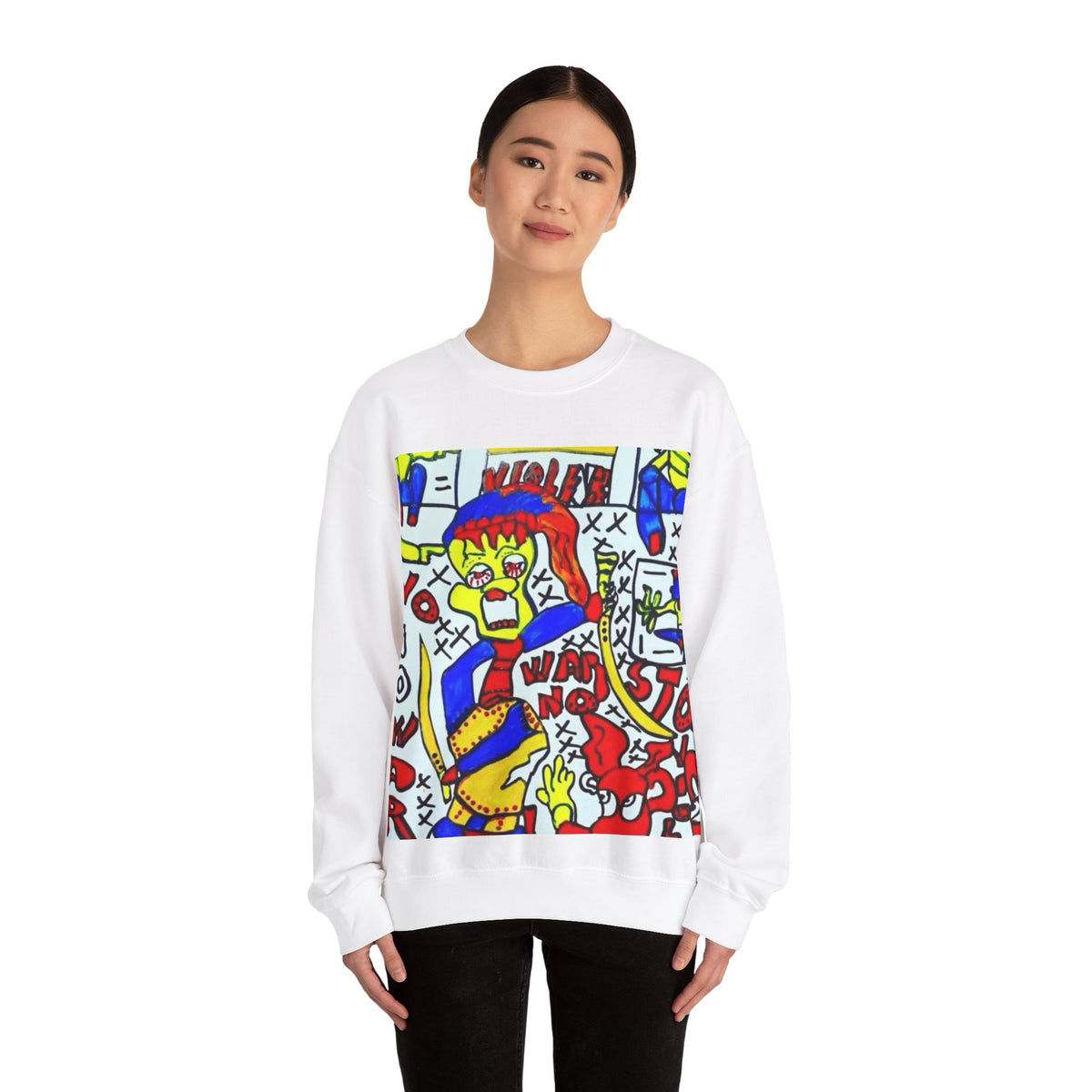 Unisex Heavy Blend™ HIP HOP ART Crewneck Sweatshirt