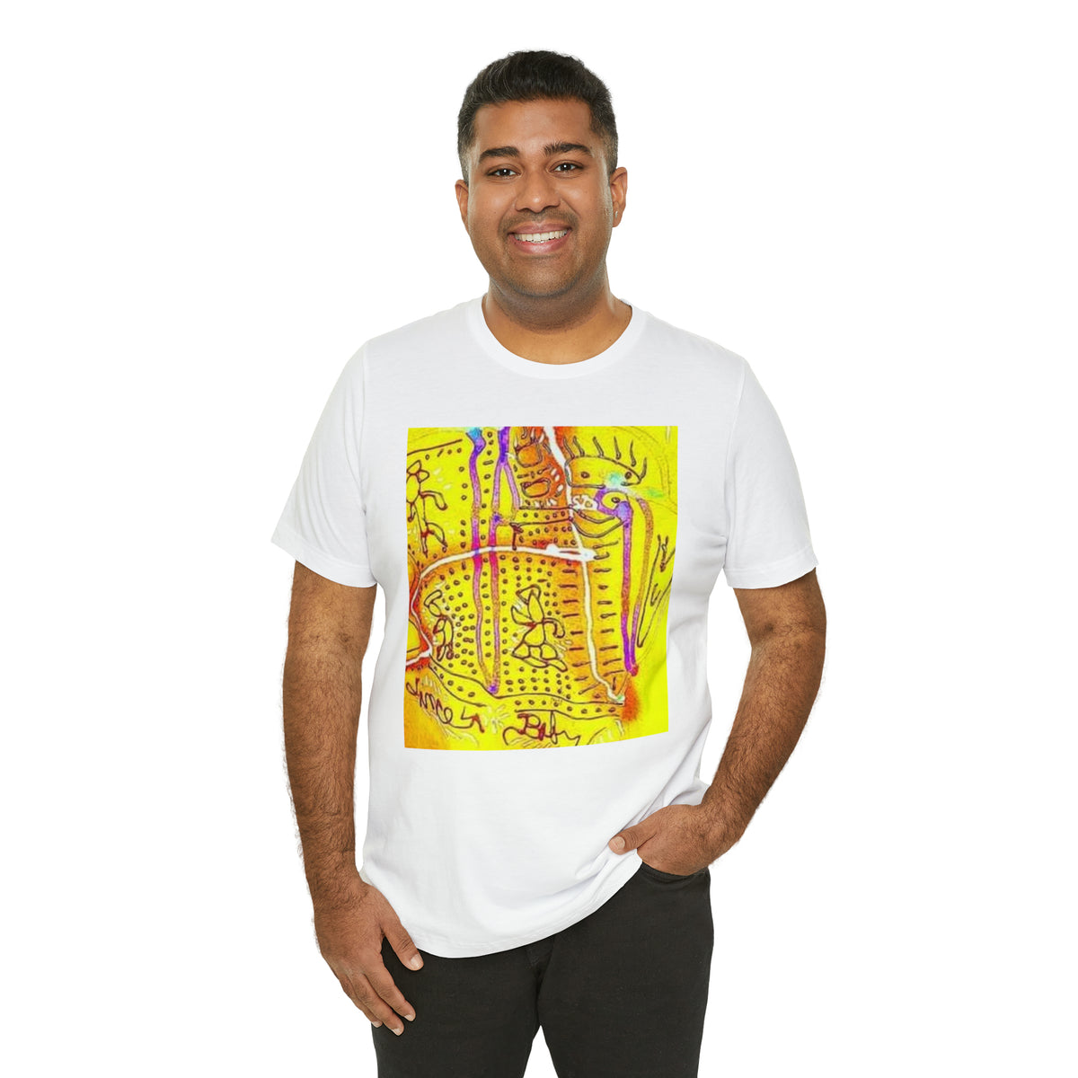 HIP HOP ART Unisex Jersey Short Sleeve Tee