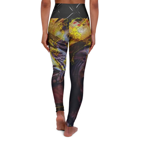 High Waisted HIP HOP ART Yoga Leggings (AOP)