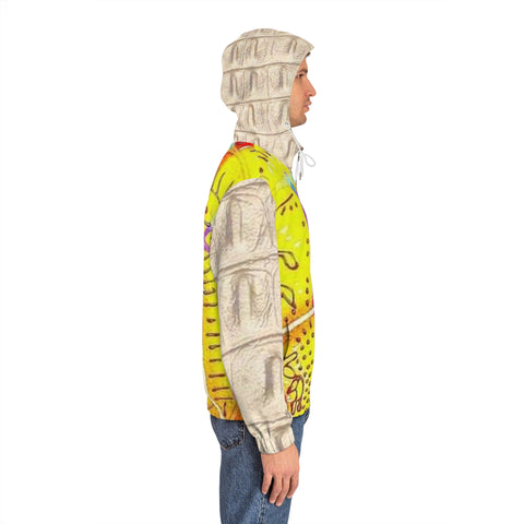 Men's Full-Zip  HIP HOP ART Hoodie (AOP)