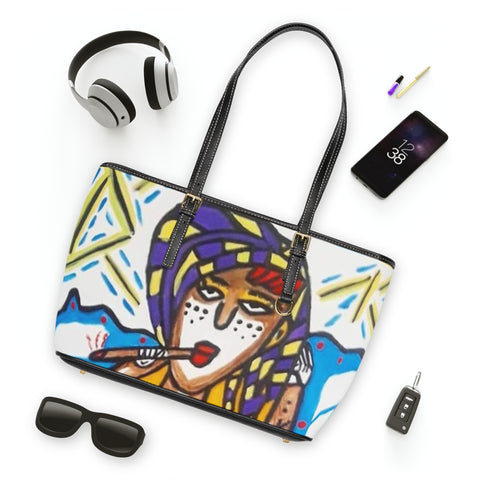 PU Leather  HIP HOP ART Shoulder Bag