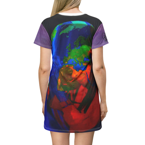 HIP HOP ART T-Shirt Dress (AOP)