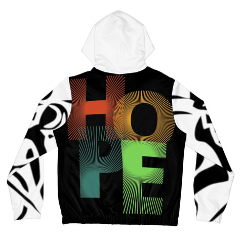 Women’s Full-Zip  HIP HOP ART Hoodie (AOP)