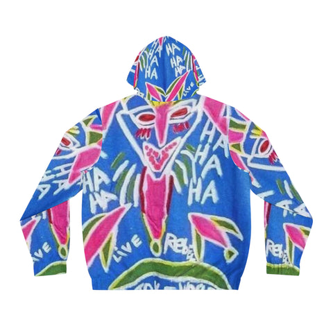 Men's Full-Zip  HIP HOP ART Hoodie (AOP)