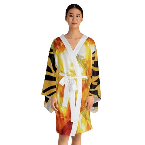 Long Sleeve HIP HOP ART Kimono Robe (AOP)