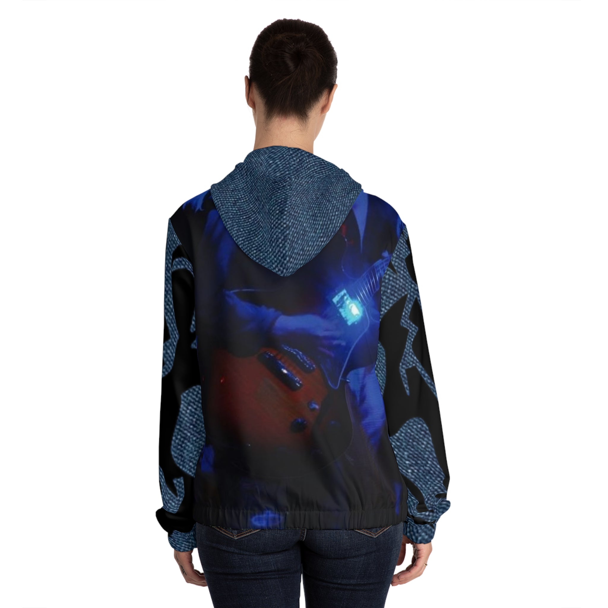 Women’s Full-Zip HIP HOP ART Hoodie (AOP)