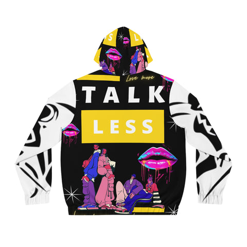 Men's HIP HOP ART Full-Zip Hoodie (AOP)