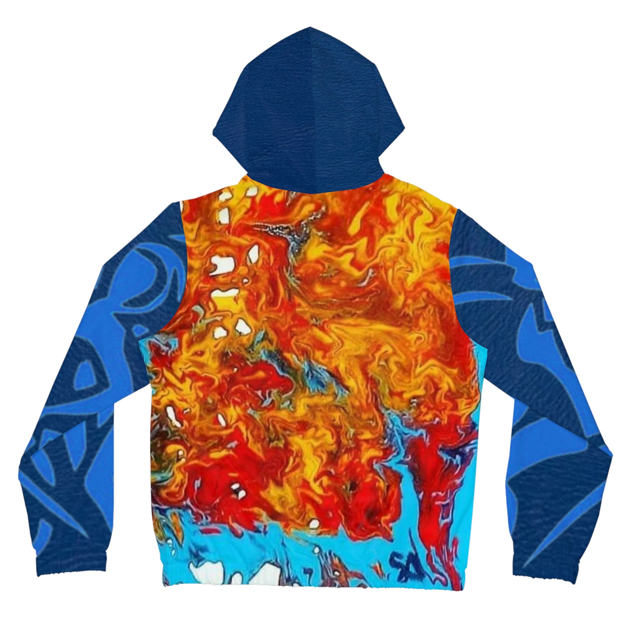 Women’s Full-Zip HIP HOP ART Hoodie (AOP)