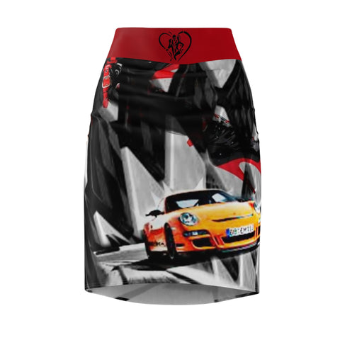 Women's HIP HOP ART Pencil Skirt (AOP)