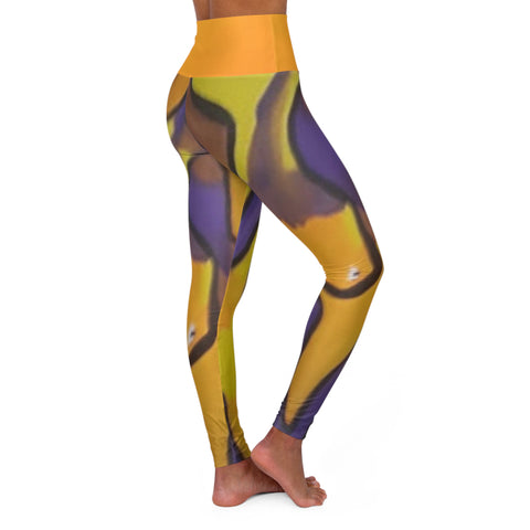 High Waisted HIP HOP ART Yoga Leggings (AOP)