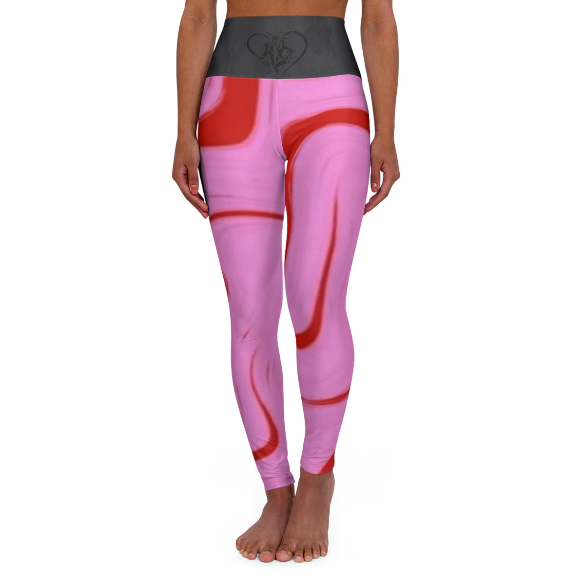 High Waisted  HIP HOP ART  Yoga Leggings (AOP)