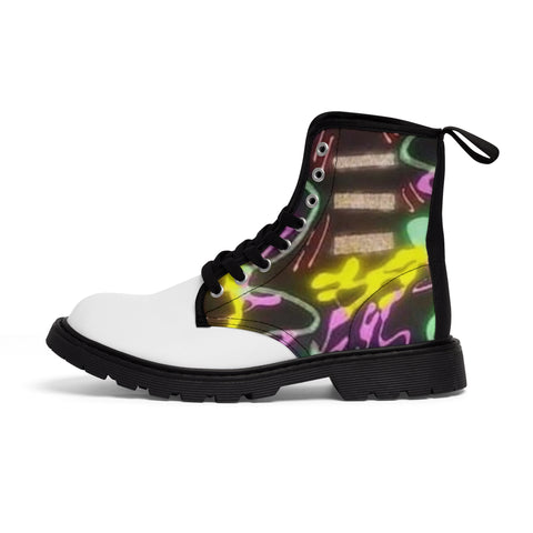 Men's Canvas HIP HOP ART  Boots