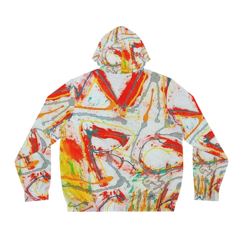 Men's Full-Zip  HIP HOP ART Hoodie (AOP)