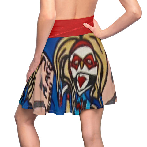 Women's  HIP HOP ART Skater Skirt (AOP)