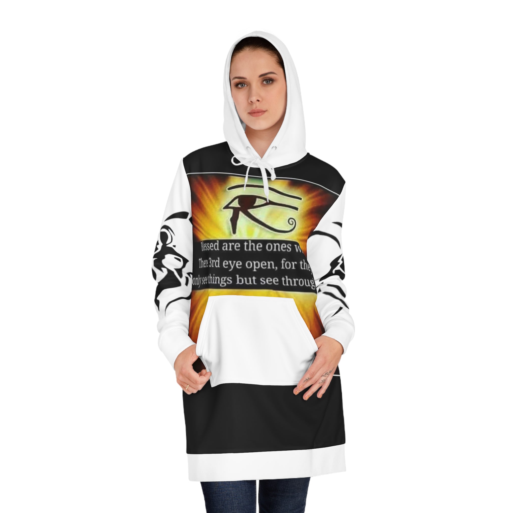Women's HIP HOP ART Hoodie Dress (AOP)