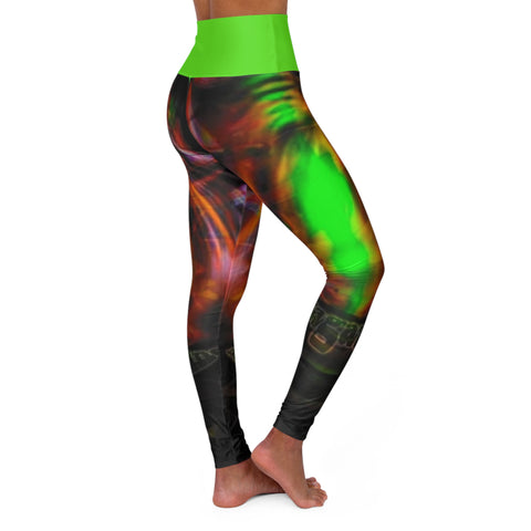 High Waisted  HIP HOP ART Yoga Leggings (AOP)