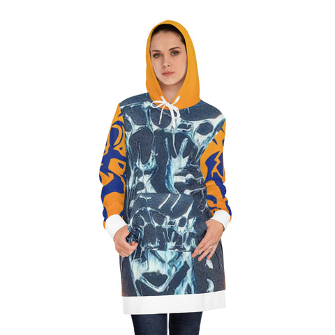 Women's HIP HOP ART Hoodie Dress (AOP)