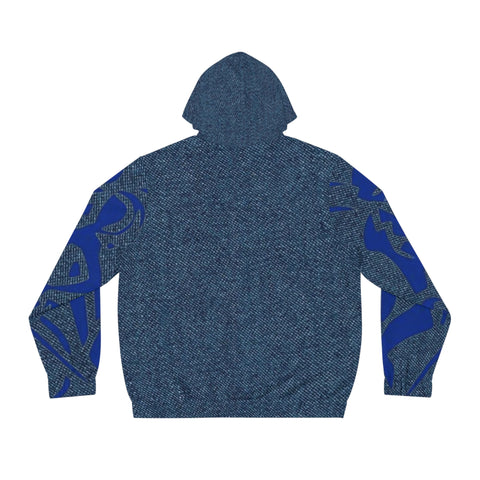 Men's Full-Zip  HIP HOP ART Hoodie (AOP)