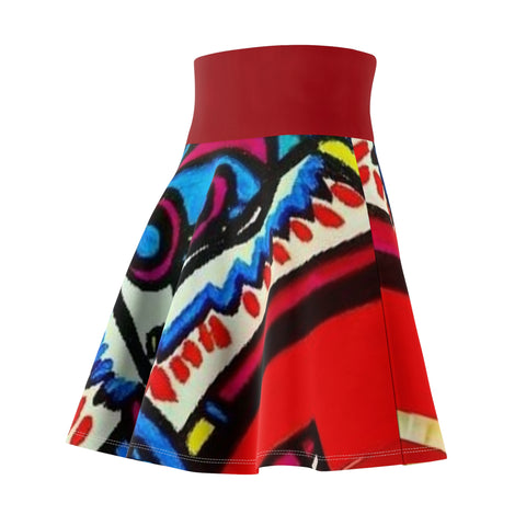 Women's  HIP HOP ART Skater Skirt (AOP)