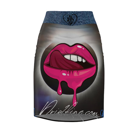 Women's HIP HOP ART Pencil Skirt (AOP)