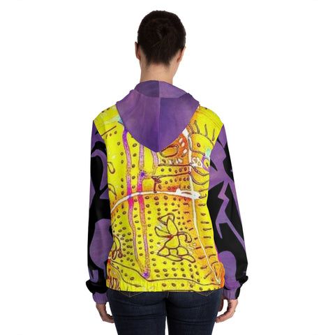 Women’s Full-Zip HIP HOP ART Hoodie (AOP)