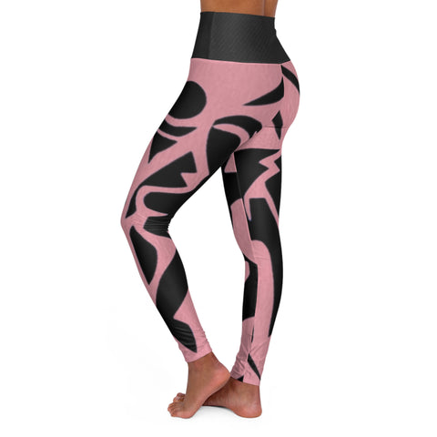 High Waisted  HIP HOP ART Yogra Leggings (AOP)