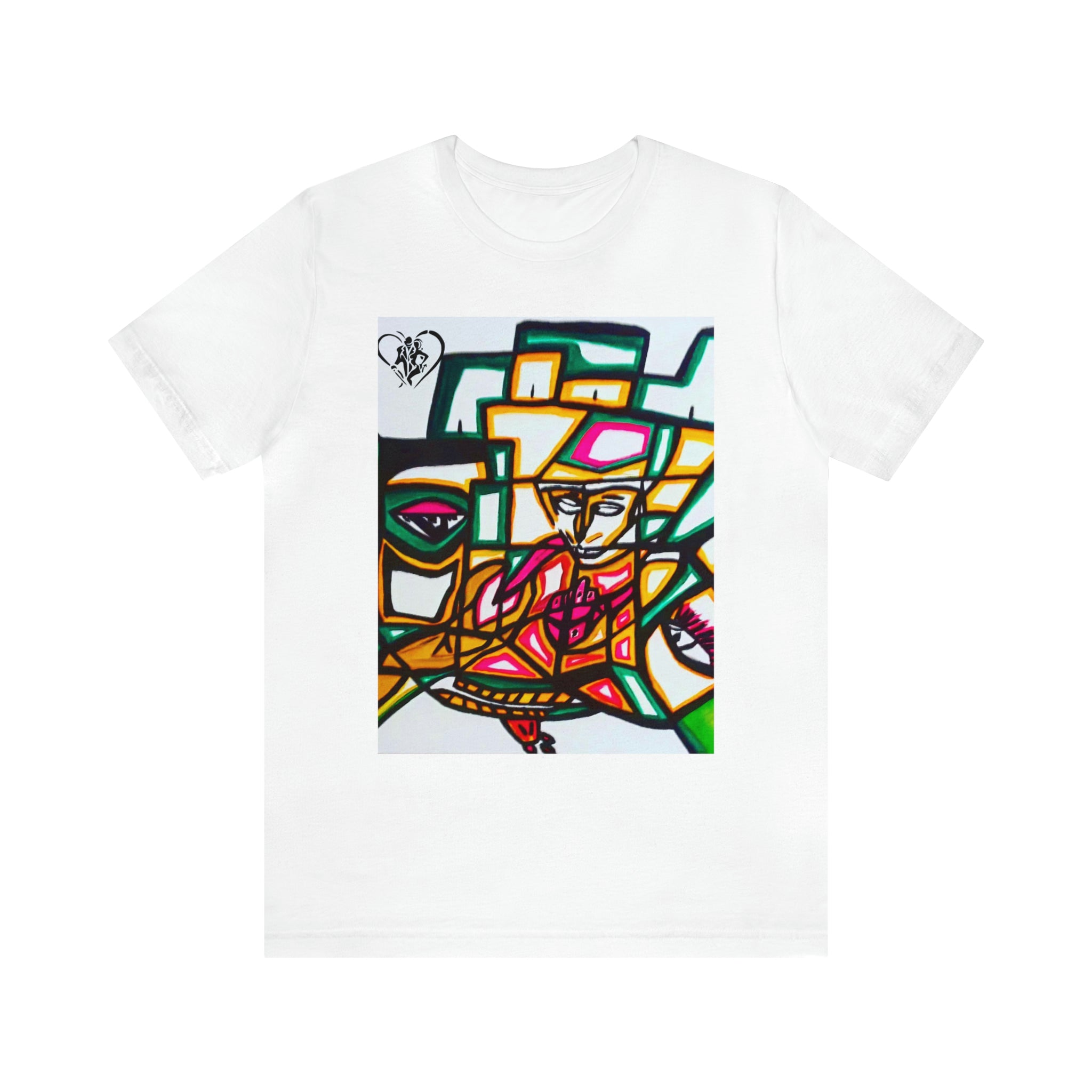 Unisex Hip Hop Art Jersey Short Sleeve Tee