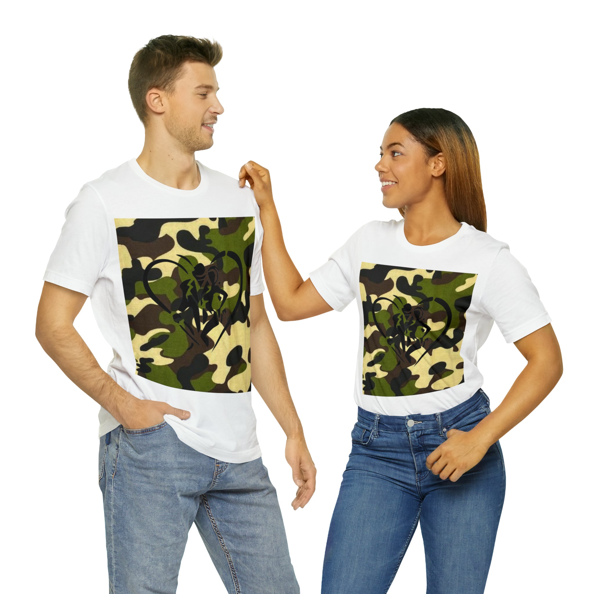 Unisex HIP HOP ART Jersey Short Sleeve Tee