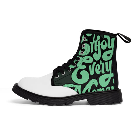 Women's HIP HOP ART Canvas Boots