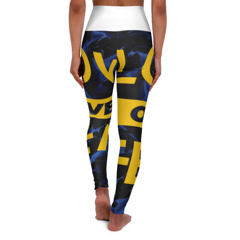 High Waisted  HIP HOP ART Yoga Leggings (AOP)