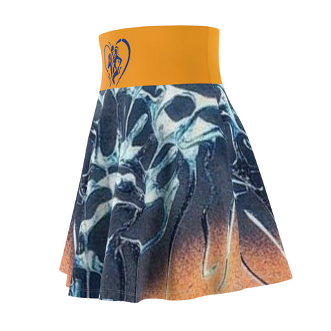 Women's HIP HOP ART Skater Skirt (AOP)