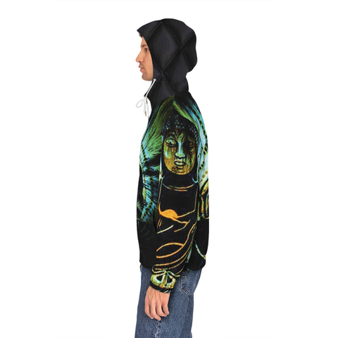 Men's Full-Zip HIP HOP ART Hoodie (AOP)