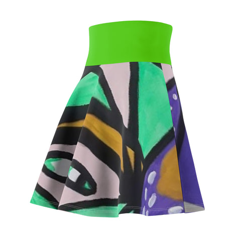 Women's  HIP HOP ART Skater Skirt (AOP)