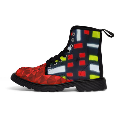 Men's Canvas  HIP HOP ART Boots